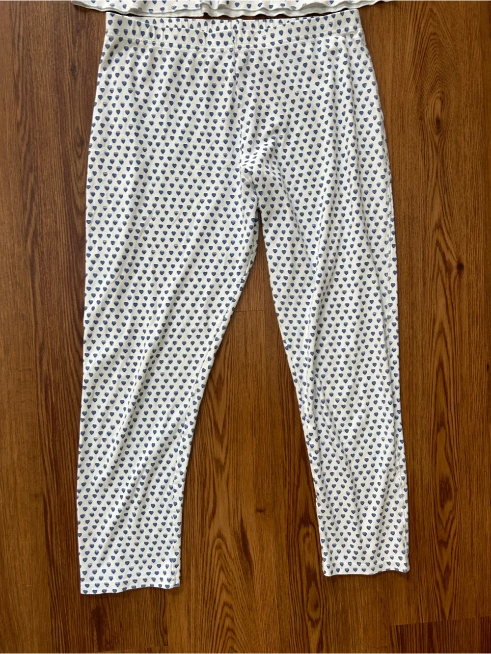 Roller Rabbit Blue Heart Pajama Set Like New!